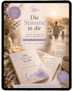 Tablet-Mockup des Freebies 'Die Stimme in dir' von Johanna's Freiraum
