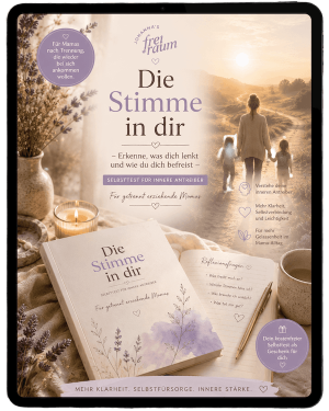 Tablet-Mockup des Freebies 'Die Stimme in dir' von Johanna's Freiraum